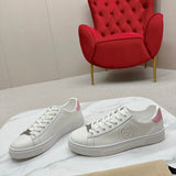 Gucci clean off-white luxury sneakers view 5 padded collar comfort