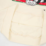 Front view of Gucci luxury clothing with streetwear-inspired cut