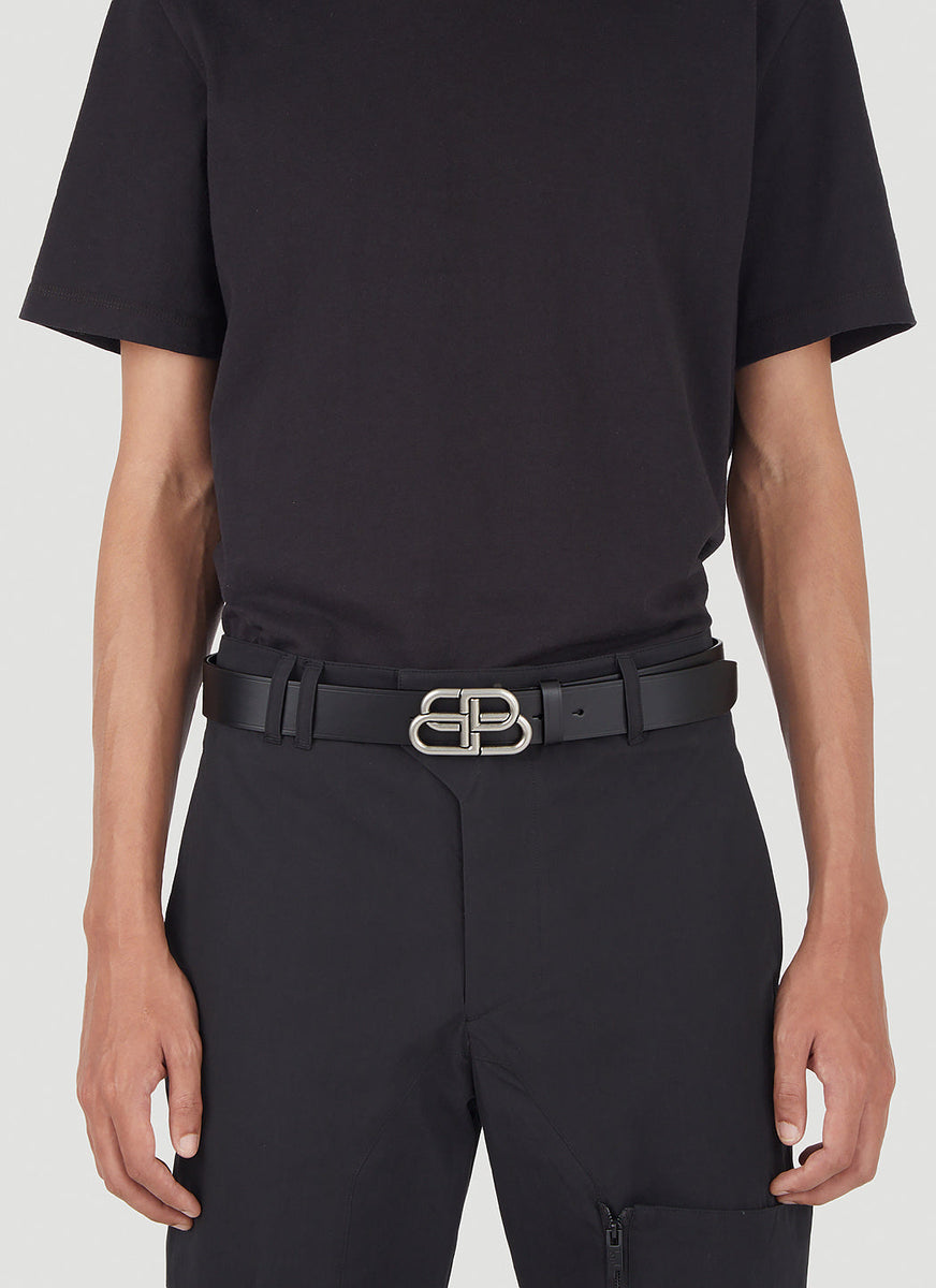 Balenciaga premium belts detail and craftsmanship close-up