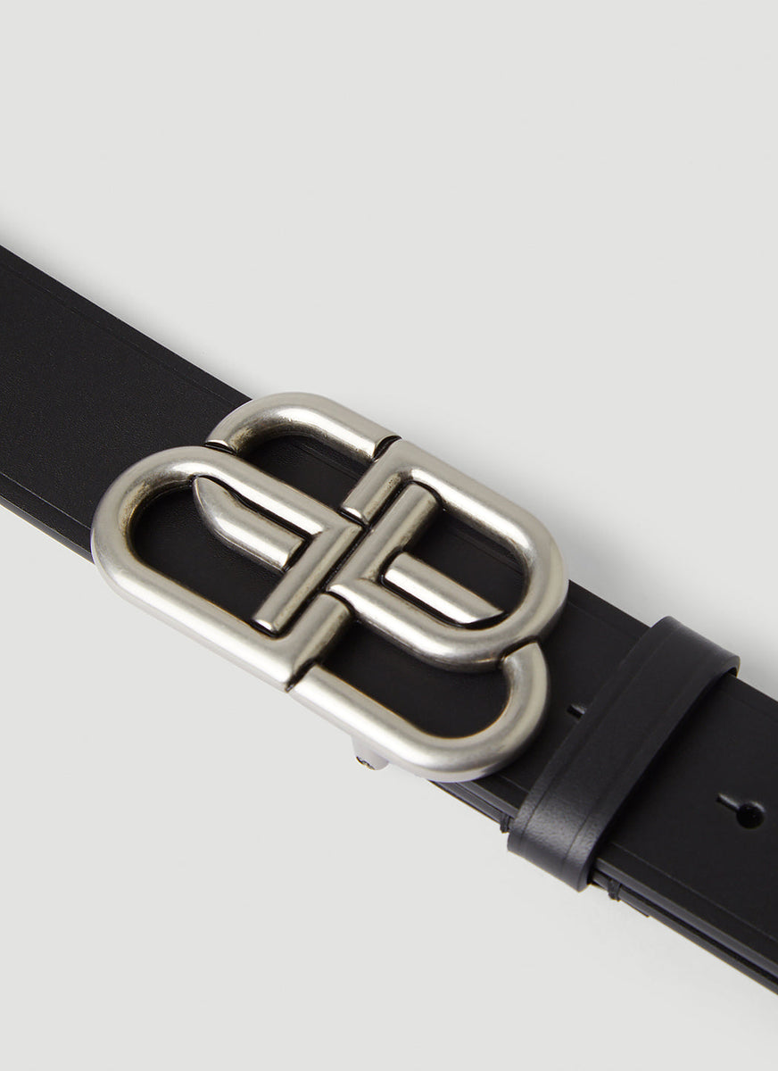 Balenciaga Belts? Balenciaga Men Bb Large Belt Premium Leather Designer Belt
