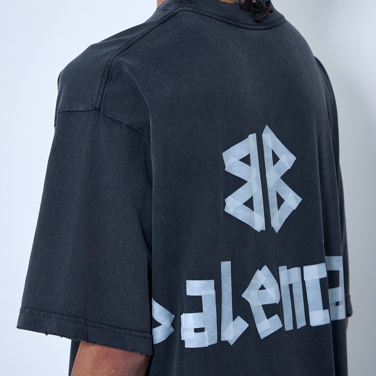 Balenciaga tee shirts luxury designer piece front view