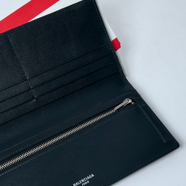 Balenciaga Wallets? Balenciaga Men Passport Long Wallet Elegant Everyday Leather Wallet