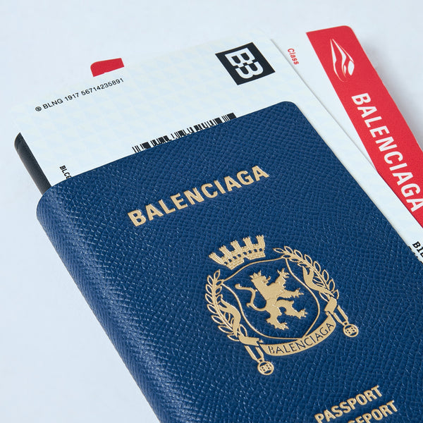 Balenciaga Wallets? Balenciaga Men Passport Long Wallet Premium Leather Designer Wallet