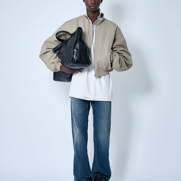 Balenciaga Jackets? Balenciaga Men Round Harrington Jacket Premium Casual Designer Jacket