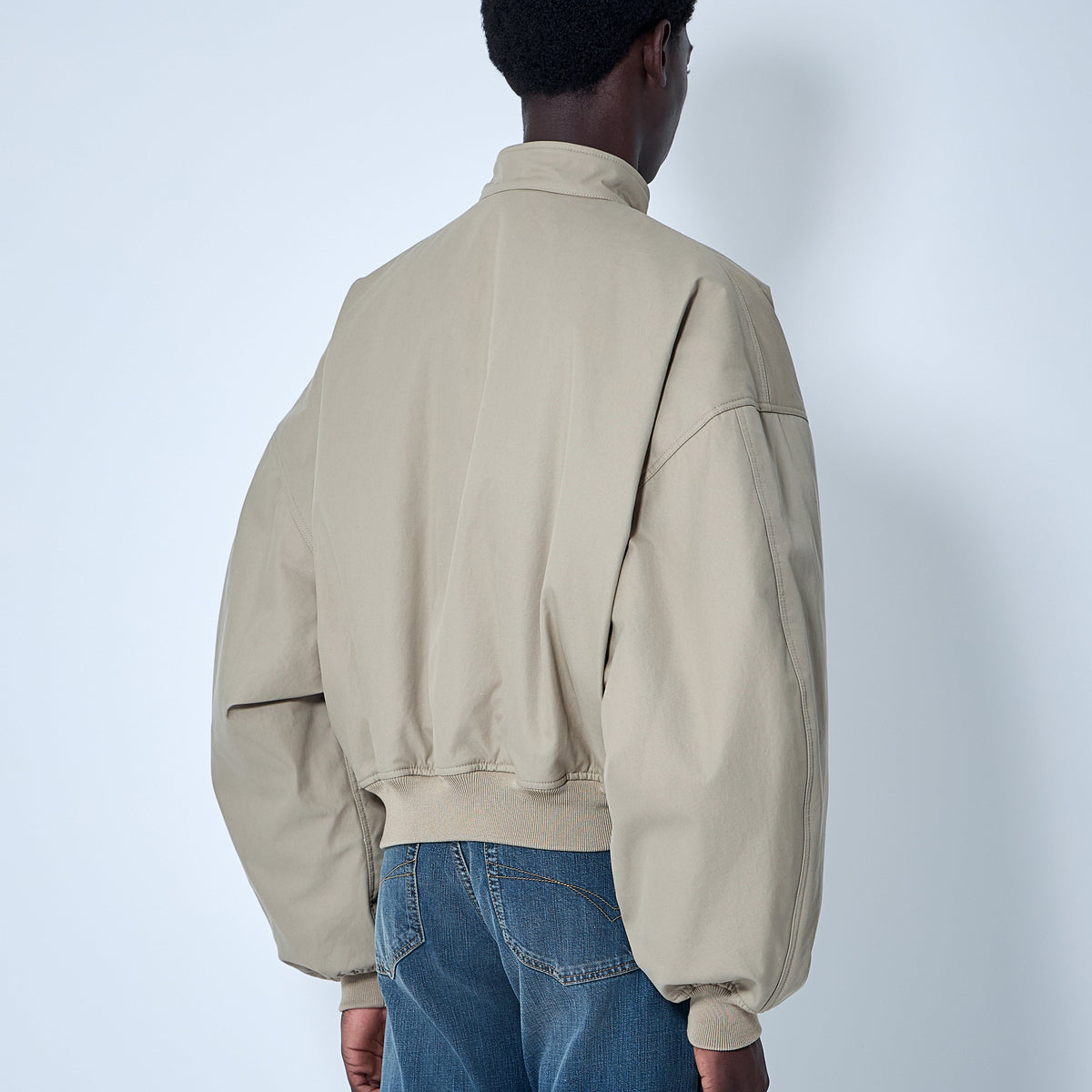Balenciaga Jackets? Balenciaga Men Round Harrington Jacket Premium Casual Designer Jacket