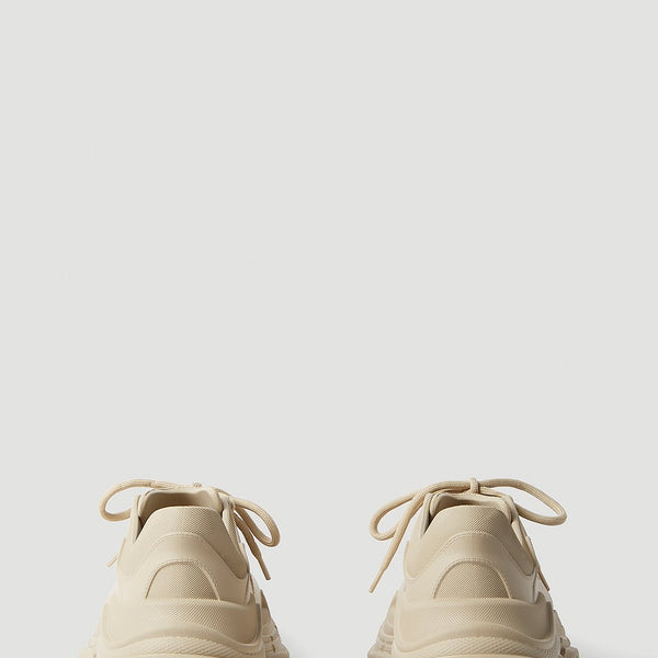 Close-up of Balenciaga athletic hardware and fine stitching