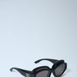 Balenciaga premium sunglasses detail and craftsmanship close-up