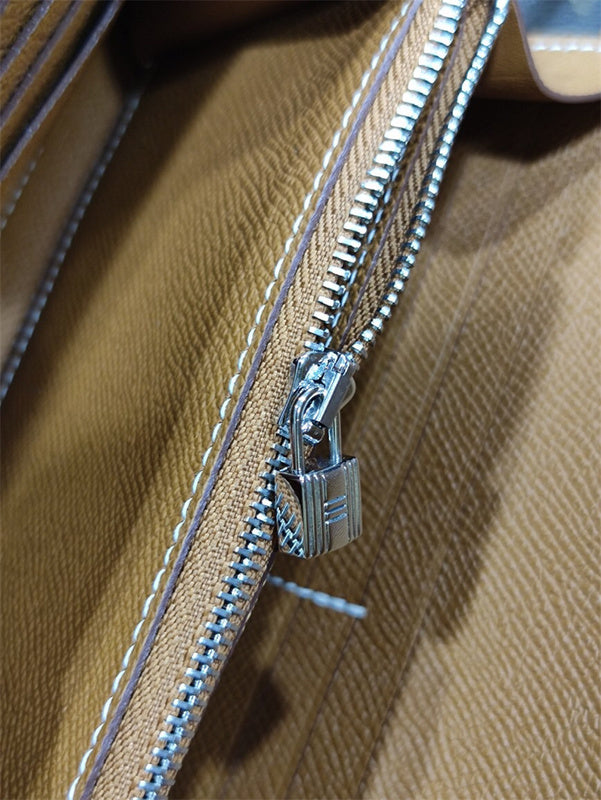 Close-up detail of refined bag design