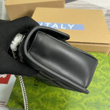 Top view of signature polished women's handbag – women's luxury accessory