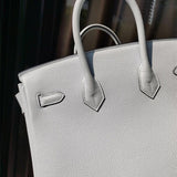  statement structured bag detail view showing craftsmanship