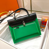 Streamlined bag shown from front angle