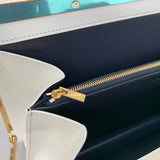 Front view of sleek classic women's handbag – women's luxury handbag