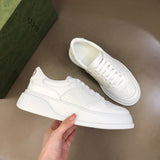 Gucci classic monochrome luxury sneakers view 5 low-top design