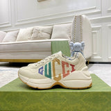 Gucci clean off-white luxury sneakers view 8 chunky sole construction