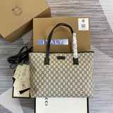Side profile of sleek statement women's handbag – women's everyday handbag