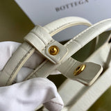 Bold Faux Leather Handbag - Signature Hardware Accents | Women's Everyday Carry Handbag #1730 - profile view (image 12) of designer-inspired handbag
