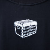 Back view of Louis Vuitton luxury clothing with relaxed-fit cut