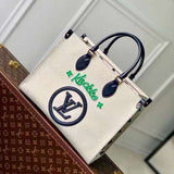 Close-up detail of everyday-luxe elevated women's handbag – women's statement bag