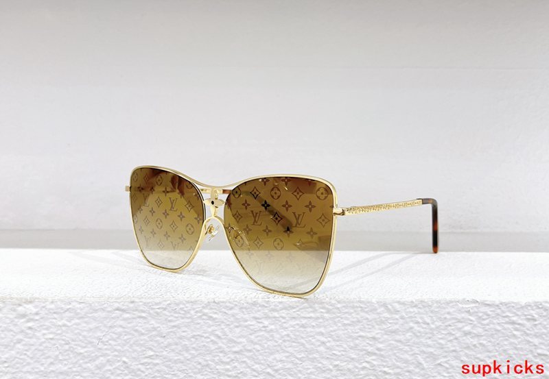 Front view of Louis Vuitton unisex sunglasses