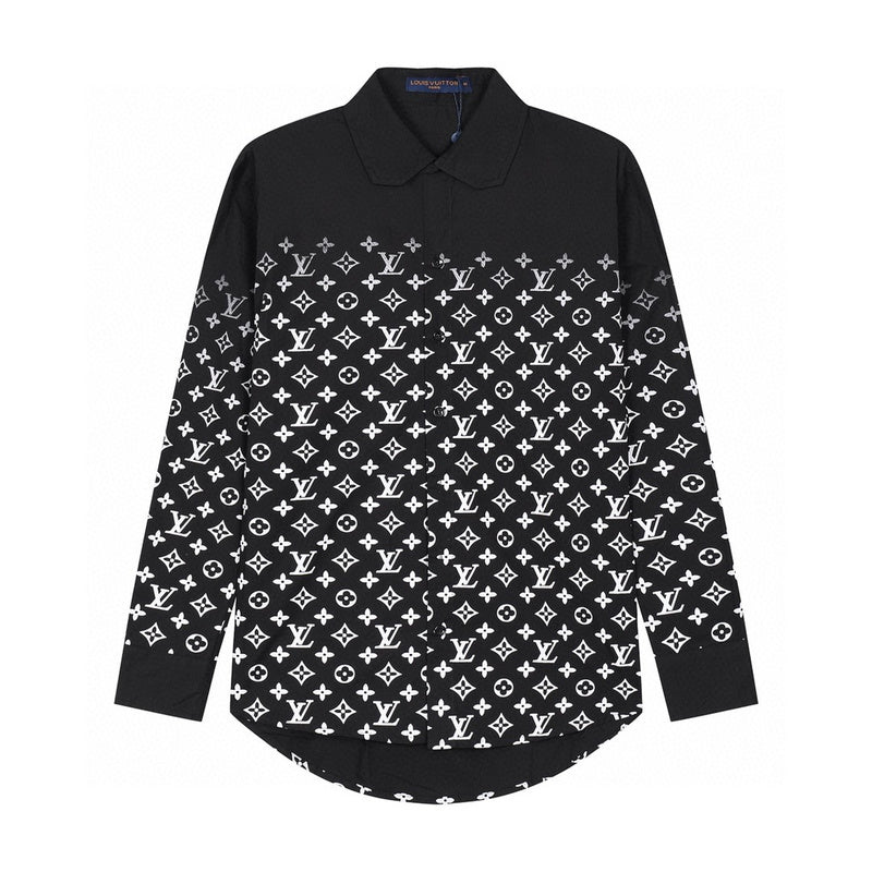 Close-up detail shot of Louis Vuitton luxury clothing with streetwear-inspired cut