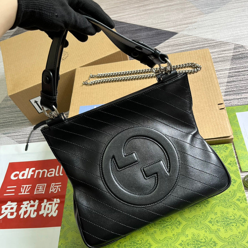 Back view of polished statement women's handbag – women's luxury handbag