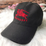Front view of Burberry unisex cap