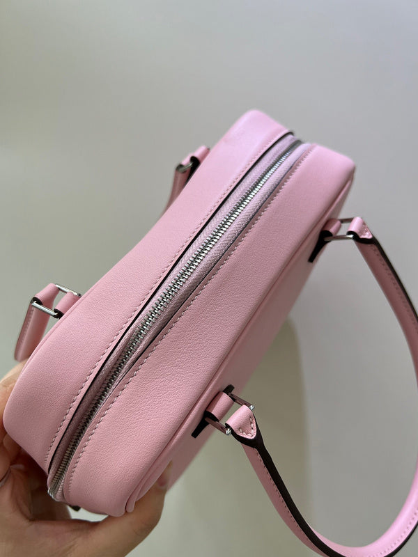 Close-up detail of minimalist bag design