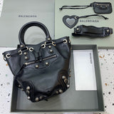 Elegant Faux Leather Handbag - Premium Craftsmanship Detailing | Women's Luxury Handbag #307 - back view (image 4) of designer-inspired handbag