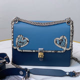 Ziva's Charm handbag – side angle view (Standard Size)