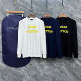 Flat lay presentation of Louis Vuitton luxury clothing with streetwear-inspired cut
