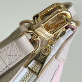 Side profile of statement structured women's handbag – women's premium purse