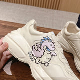 Gucci soft grey luxury sneakers view 8 chunky sole construction