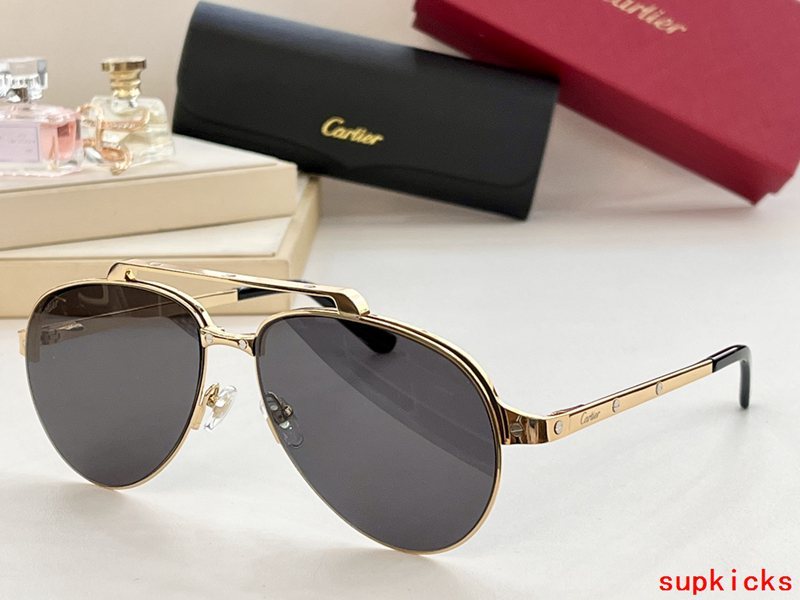 Front view of Cartier unisex sunglasses