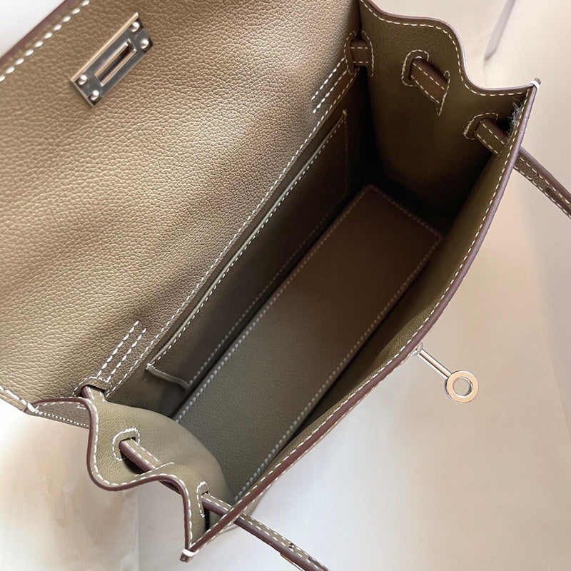 Close-up detail of structured bag design