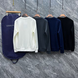 Back view of Louis Vuitton luxury clothing with tailored silhouette