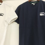 Full styled look of Lacoste luxury clothing with signature branding