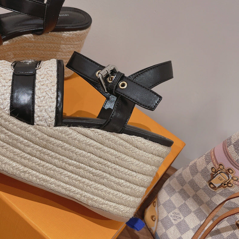 Louis Vuitton shoes Style 356 - close-up of timeless elegant design (alternate angle)