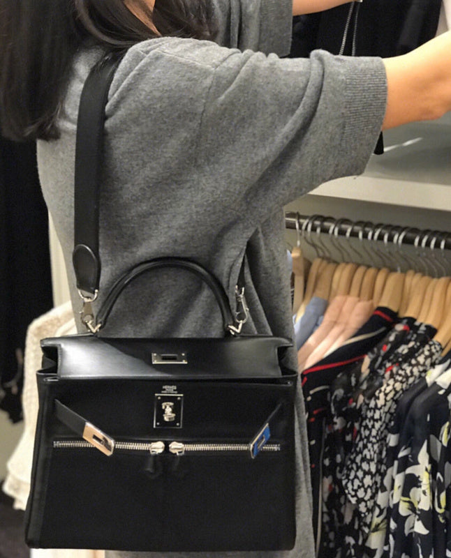 Close-up detail of everyday-ready bag design