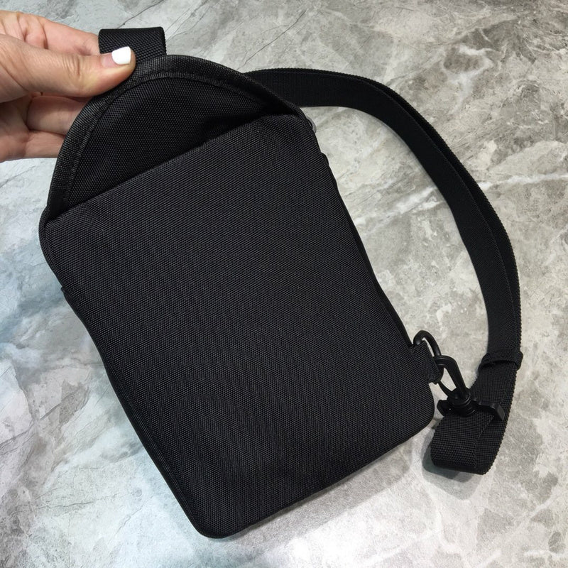 Contemporary Vegan Leather Handbag - Smooth Faux-Leather Exterior | Women's Designer-Inspired Purse #1068 - hardware and detail close-up (image 5) of designer-inspired handbag