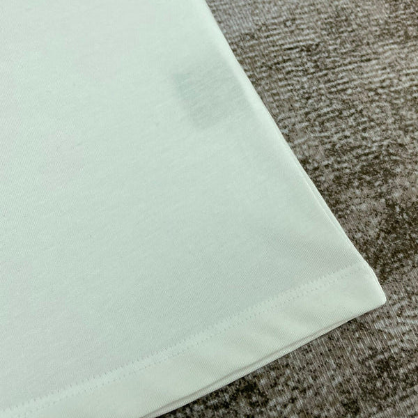 Close-up of Amiri t-shirt craftsmanship