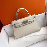 Close-up detail of sophisticated bag design