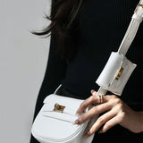 Close-up detail of effortless bag design