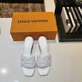 Louis Vuitton shoes Style 229 - front view, bold signature style