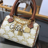 Top view of chic statement women's handbag – women's luxury handbag