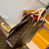 Close-up detail of signature refined women's handbag – women's premium purse