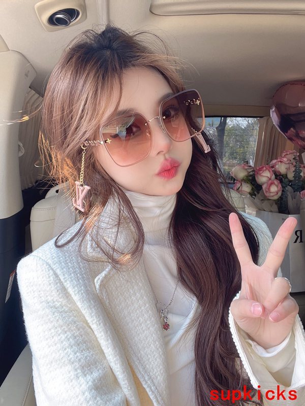 Angled view of Louis Vuitton unisex sunglasses