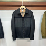 Close-up of Burberry designer clothing craftsmanship