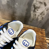 Gucci muted earth tones luxury sneakers view 4 low-top design