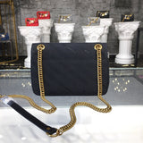 Effortless Premium PU Leather Handbag - Signature Hardware Accents | Women's Luxury Handbag #831 - back view (image 4) of designer-inspired handbag