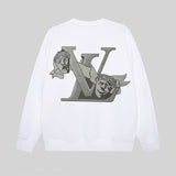 Side profile of Louis Vuitton luxury clothing with streetwear-inspired cut